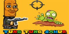 🧟‍♂️ Tung Tung Sahur Zombie – Bounce, Aim, and Blast the Undead! 💥🔫